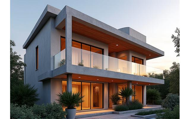 Résidence de luxe moderne à Lyon